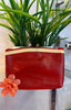 Real Leather Coin Purse > Rosey red