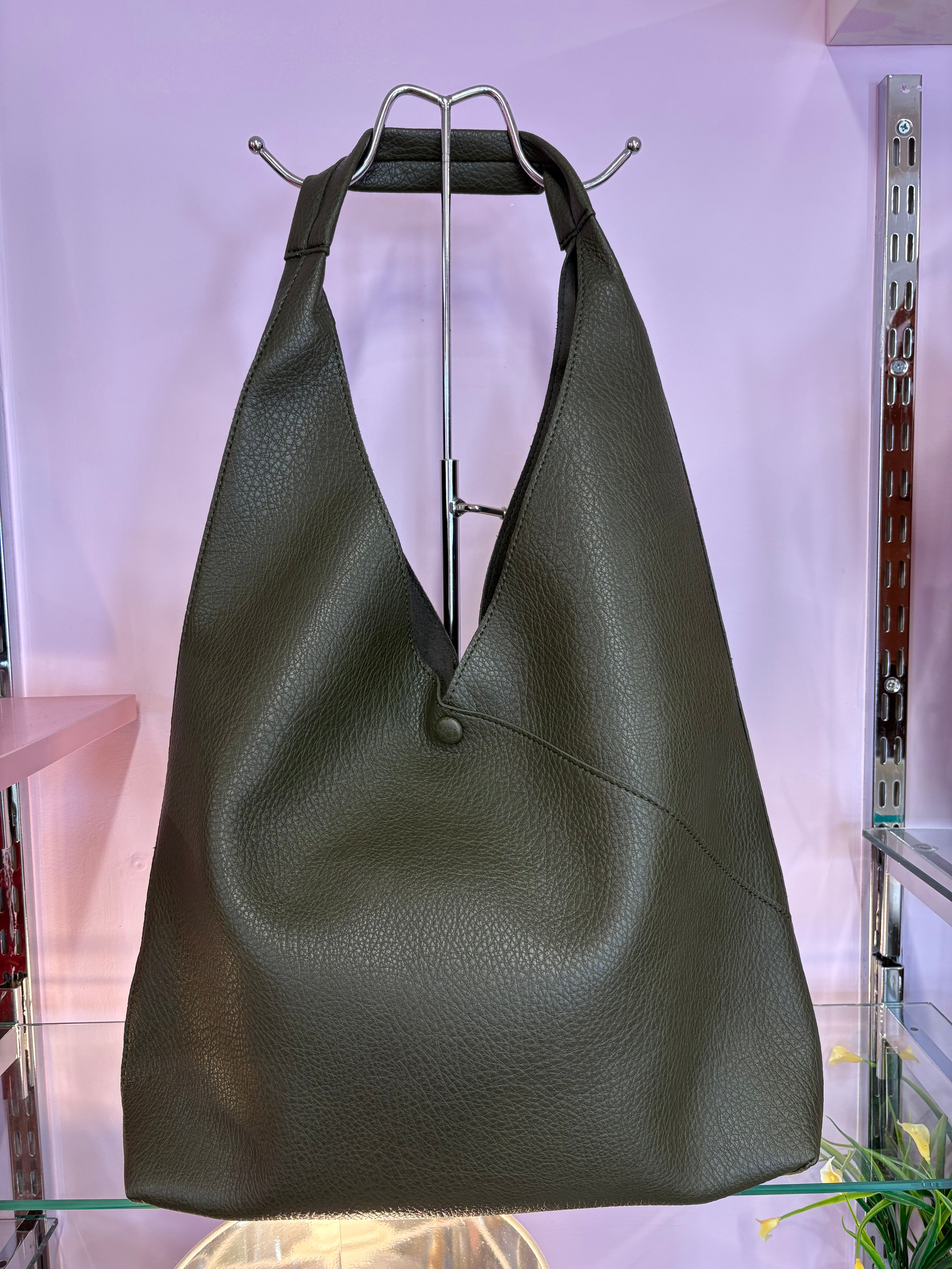 Slouchy Bag In A Bag > khaki