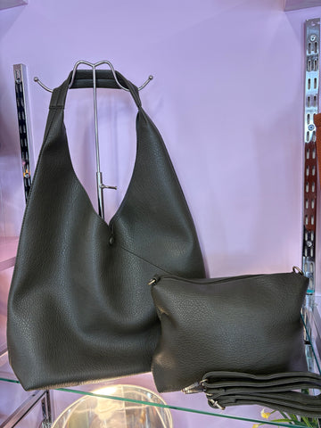 Slouchy Bag In A Bag > khaki