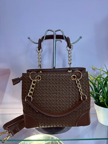 The Basket Bag >  Chocolate Brown