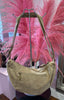 Suedette Sling Bag > Beige