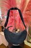 Suedette Sling Bag > Navy