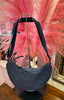 Suedette Sling Bag > Navy