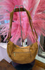 Suedette Sling Bag > Tan