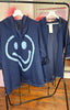 Smiley Graffiti Jacket > Navy