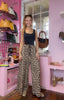Wide Leg Leopard Print Joggers