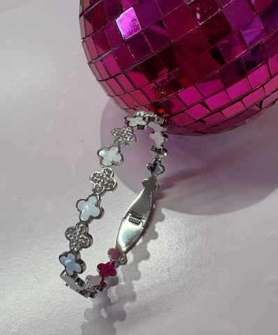 Cleave Bangle - Silver