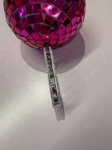 Queen of Hearts Bangle - Silver