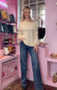 Chunky Knit Off Shoulder Jumper > Cream