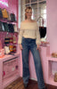 Chunky Knit Off Shoulder Jumper > Cream
