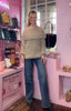 Chunky Knit Jumper > Beige