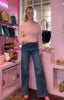 Chunky Knit Jumper > Baby Pink