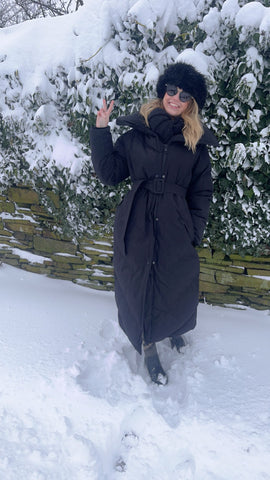 Long Padded Puffer Coat