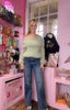 Chunky Knit Jumper > Mint Green