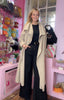 Waterfall Open Coat > Beige