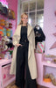 Waterfall Open Coat > Beige