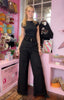 Wide Leg Black Trousers