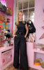 Wide Leg Black Trousers