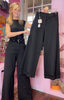 Wide Leg Black Trousers