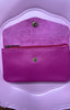 Real Leather Purse / Hot Pink