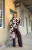 Cow Print Fleece Jacket