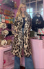 Leopard Print Open Coat