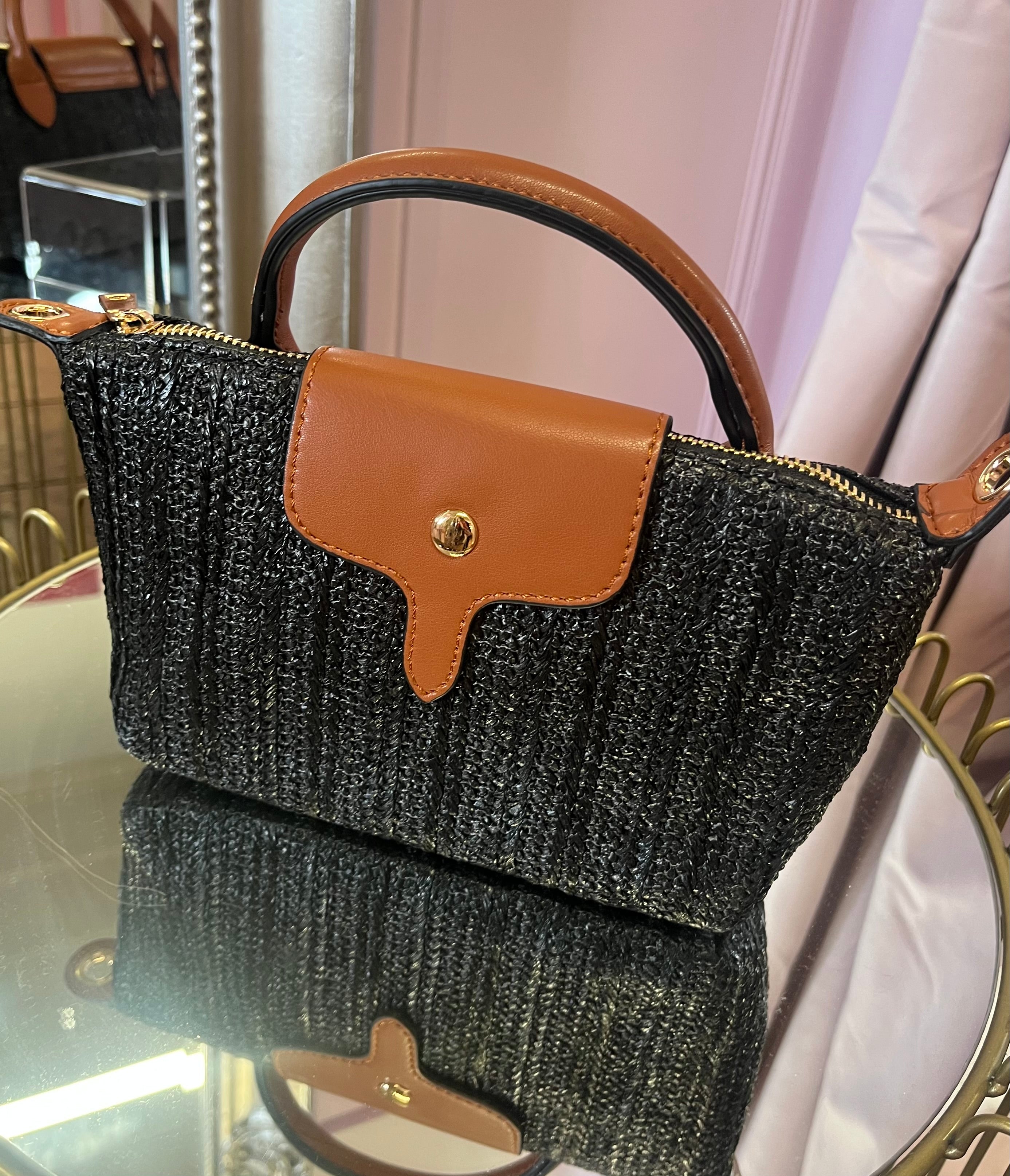Hessian Small Shoulder Bag