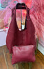 Slouchy Shoulder Bag In A Bag > Burgundy