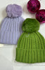 Winter Warmer PomPom Hat > Lilac