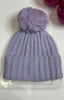 Winter Warmer PomPom Hat > Lilac