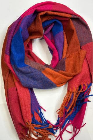 Tartan Scarf > Pinks