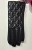 CC Faux Leather Gloves > Black