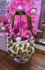 Leopard Print Textured Sling Bag  > Light Beige
