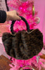 Faux Fur Bag > Leopard Print