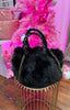 Faux Fur Bag > Black