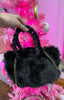 Faux Fur Bag > Black