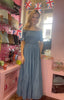 Denim Inspired Bardot Dress