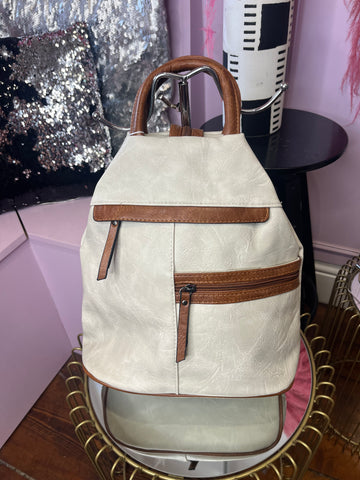 Triangular Zipped Backpack