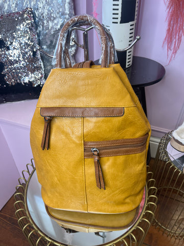 Triangular Zipped Backpack