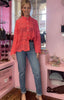 Scallop Edge Shirt > Coral