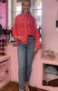 Scallop Edge Shirt > Coral