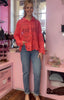 Scallop Edge Shirt > Coral