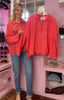 Scallop Edge Shirt > Coral
