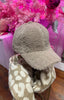 Teddy Style Baseball Cap > Beige
