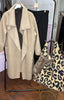 Waterfall Open Coat > Dark Beige
