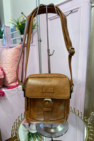 Camera Satchel Bag > Tan