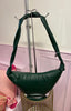 The Croissant Sling Bag / Moss Green