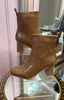 Patent Block Heel Ankle Boot