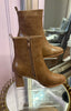 Patent Block Heel Ankle Boot