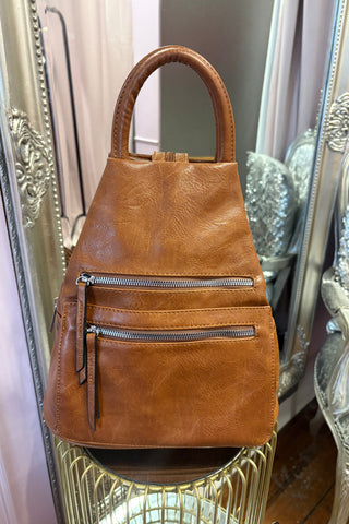 Triangular Backpack / Tan